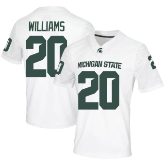Youth Michigan State Spartans Keshawn Williams Football Jersey - Game White