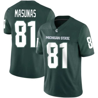 Youth Michigan State Spartans Michael Masunas Football Jersey - Game Green