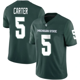 Youth Michigan State Spartans Nate Carter Football Jersey - Game Green