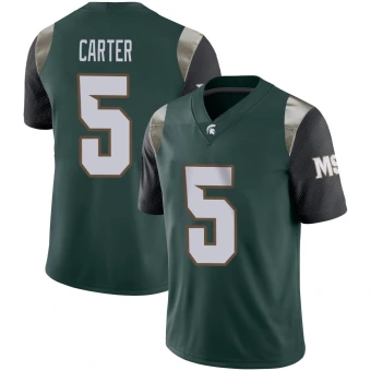 Youth Michigan State Spartans Nate Carter Football Jersey - Limited Green